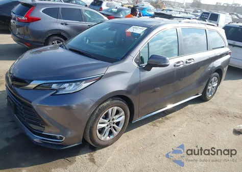 2022 Toyota Sienna Limited z USA, uszkodzony, nr VIN 5TDZSKFC9NS064394